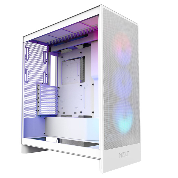 NZXT H7 Flow RGB (2024) ATX Mid Tower Case - White