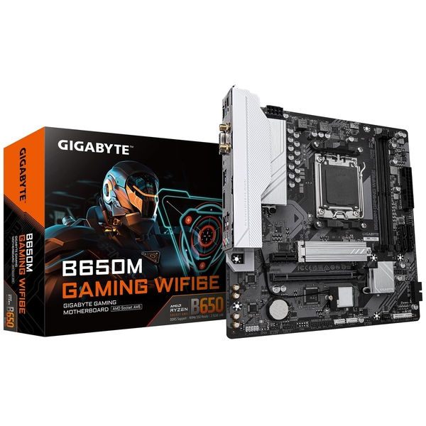 Gigabyte B650M GAMING WIFI6E (rev. 1.2) AMD AM5 Socket Motherboard