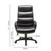 Generic Falcon Value  Executive Chair Basic Tilt Bonded leather Fixed Armrest Height-Adjustable Seat Image