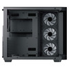 Aerocool P500C Mid Tower Case - Black with Curved Glass Panel ( Some imagis include optional Extras) Image