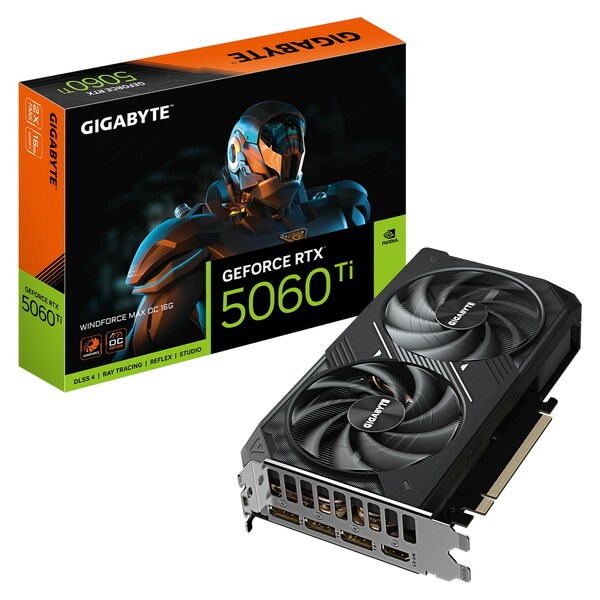 Gigabyte GeForce RTX 5060 Ti Windforce Max OC 16GB Graphics Card
