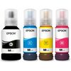 EPSON 102 Original Ink Refil Pack of 4 Multipack, 127ml Black Bottle, 70ml Cyan Yellow and Magenta Bottles Image