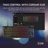 Corsair CH-9216065-UK Corsair K55 CORE TKL Tenkeyless RGB Membrane Gaming Keyboard Image