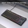 Corsair CH-9216065-UK Corsair K55 CORE TKL Tenkeyless RGB Membrane Gaming Keyboard Image