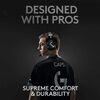 Logitech G PRO X Wireless LIGHTSPEED Gaming Headset with Blue VO!CE Mic Filter Tech, 50mm PRO-G Drivers, and DTS Headphone:X 2.0 Surround Sound, 20+ Hour Battery, PC, PS5, PS4, Switch - Black Image