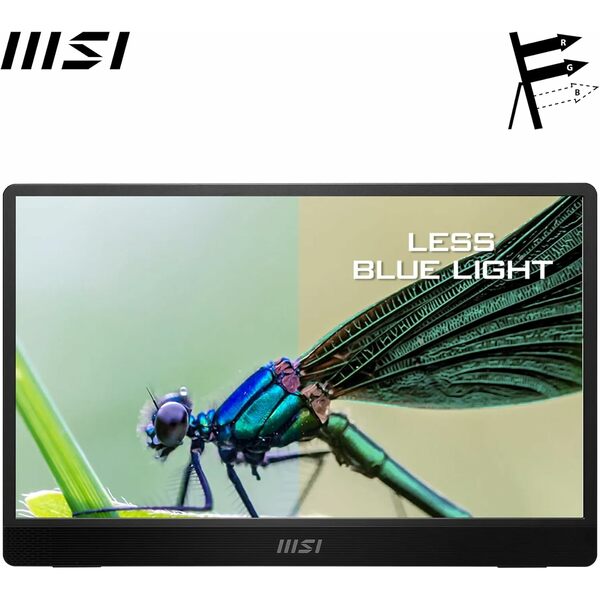 MSI  15.6 Inch Full HD Portable Monitor - 1920 x 1080 IPS Panel, 60Hz, Eye-Friendly Screen