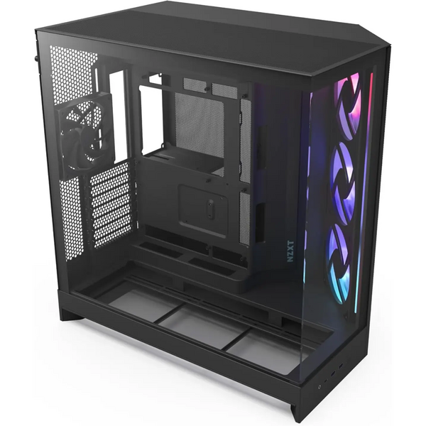 NZXT H9 Air Flow Black Edition (2025) Large Dual-Chamber Rgb Mid Tower Case