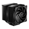 Be Quiet  Pure Rock Pro 3 CPU Cooler, Black, Universal Socket, 2 x Pure Wings Fans, 2000RPM, only 34.8dB(A) at maximum fan speed, 250W TDP Image