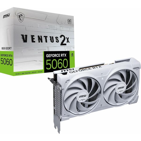 MSI Geforce RTX 5060 VENTUS X2 8 OC WHITE