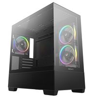 Deepcool DeepCool CG380 3F Micro-ATX Gaming Case Panoramic Tempered Glass Side Panel