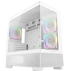 Deepcool CG380 3F Micro-ATX Gaming Case White Panoramic Tempered Glass Side Panel Image