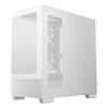 Deepcool CG380 3F Micro-ATX Gaming Case White Panoramic Tempered Glass Side Panel Image