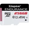 Kingston 256GB High-Endurance microSDXC Card, UHS-I Class 10, U1, 24/7 Recording, Durable, 95MB/s Image
