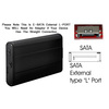 Ezcool SATA-USB2-EZ External SATA - to eSATA ENCLOSURE (3.5 Inch) Image