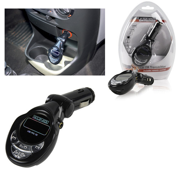 Konig  König Car MP3 FM Transmitter With Remote Control