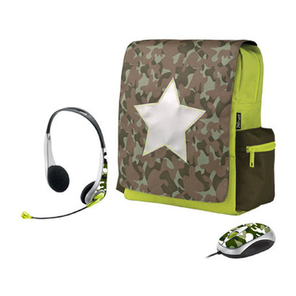 Trust Combat Netbook Schoolbag with mouse and headset  - Clearance Sale