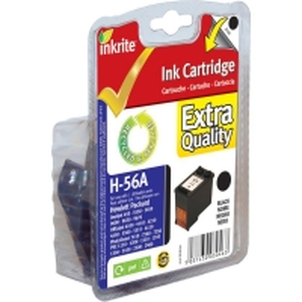 Inkrite  Hp 56 For Hp - C6656a Black