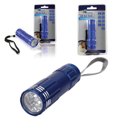 HQ  HQ 9 LED ultra bright Mini Aluminium torch