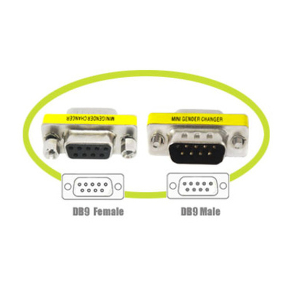 Generic  9 Pin M To F adaptor / converter