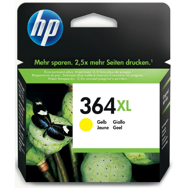 HP  HP 364XL- Print cartridge - 1 x YELLOW - 750 pages Average Yeild - reduced to clear