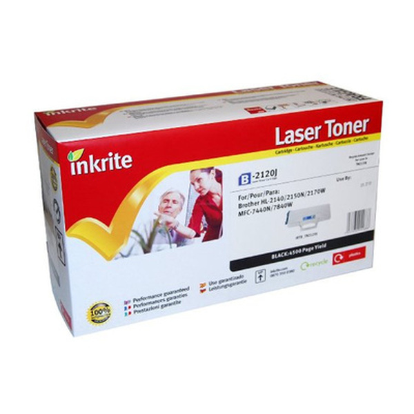 Inkrite  Brother TN2120J Black Toner