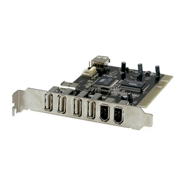 Dynamode  5 Port Usb2 + 3 Port Fire Wire PCI Card