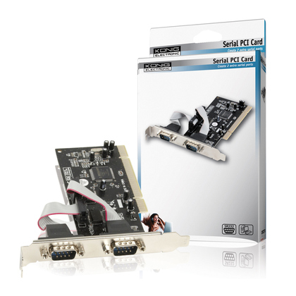 Konig  2 port serial PCI card