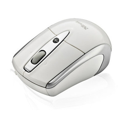 Trust  Retractable Laser Mini Mouse For Mac or PC - White RRP £15.95 - Clearance Sale