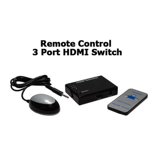 Dynamode  3 to 1 HDMI Switch with Remote Control