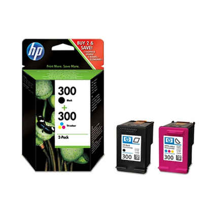 HP HP  300 - Combo Pack Print cartridges - 1 x Black - 1 Colour