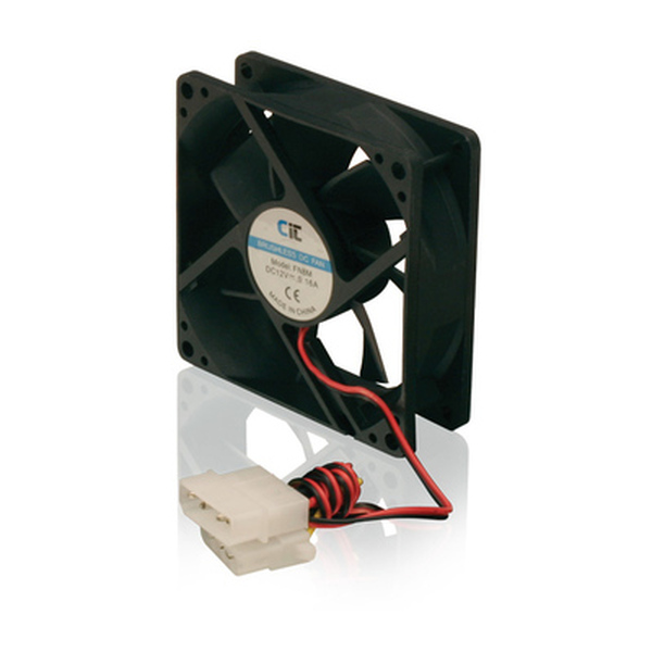 CIT 8Cm Cooling Fan Sleeve Bearing With Molex Power Adaptor Falcon