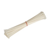 Generic  100X Cable Ties 5Mm Wide X 300Mm Long (White) Image