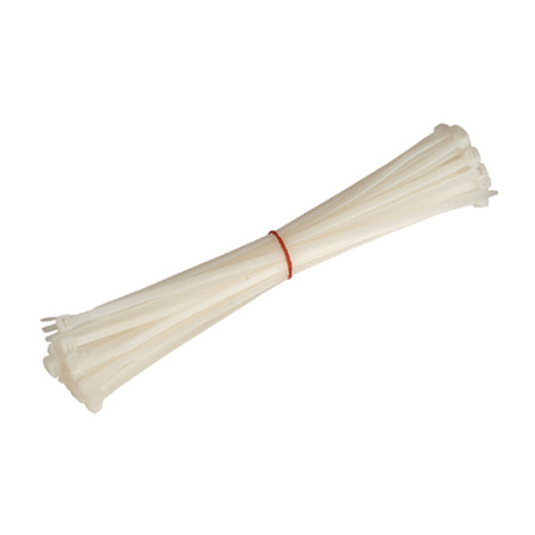 Generic  100X Cable Ties 5Mm Wide X 300Mm Long (White)