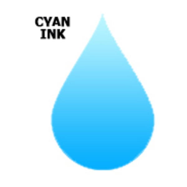 Inkrite  Inkjet Cartridge For Canon CB526 - Cyan