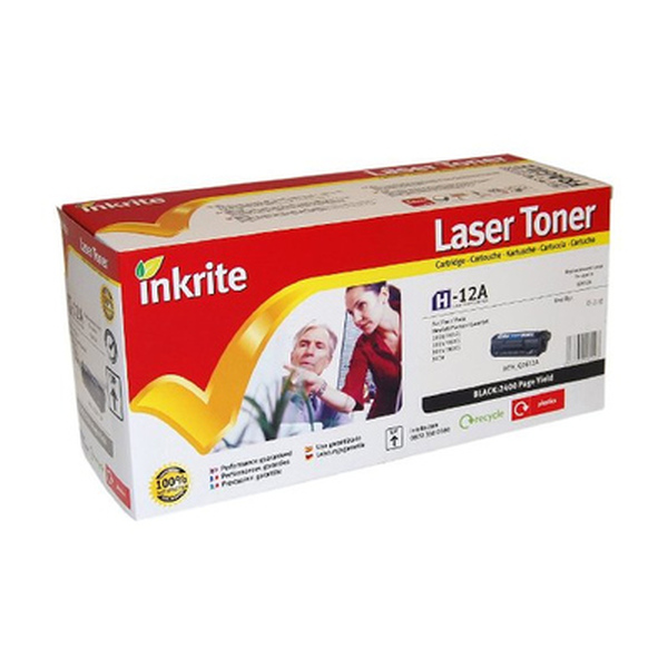 Inkrite  HP / Canon Black compatible Toner Cartridge (2000 page yield)