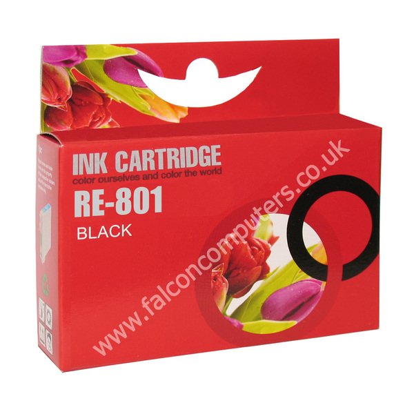 Generic Inks Generic Compatibe Ink Cartridge wiht Epson 801 (Black)