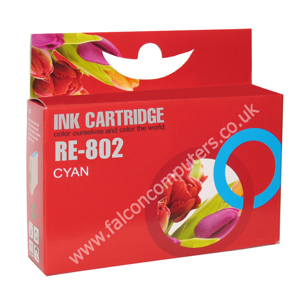 Generic Inks Generic Compatibe Ink Cartridge wiht Epson 802 (Cyan)