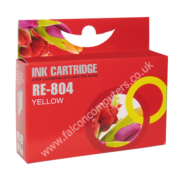 Generic Inks Generic Compatibe Ink Cartridge with Epson 804 (Yellow)
