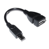 Dynamode  10CM USB TO Micro USB Adaptor / android On the Go Cable - Black Image