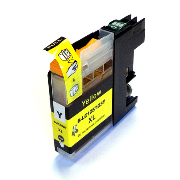 Compatible Inks  Yellow Compatible Brother Ink Cartridge LC123XL / LC125