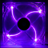 Ezcool  1x 120mm Purple LED Cooling Case Fan Image