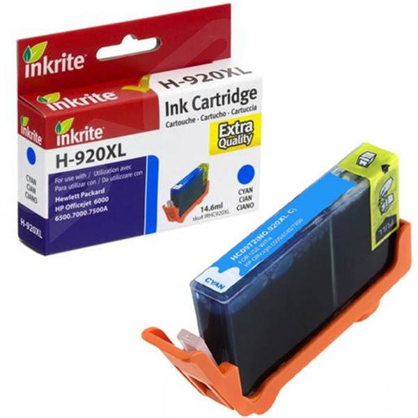 Inkrite  920XL Cyan Compatible Ink Cartridge 14.6ml