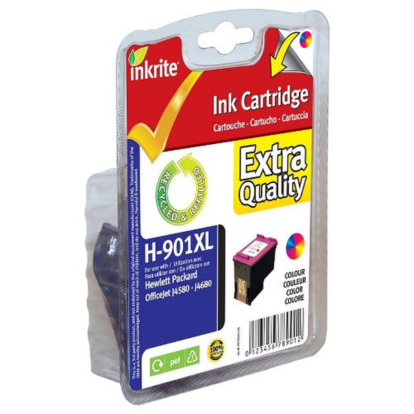 Inkrite  HP 901XL Ink Cartridge Colour - Remanufactured