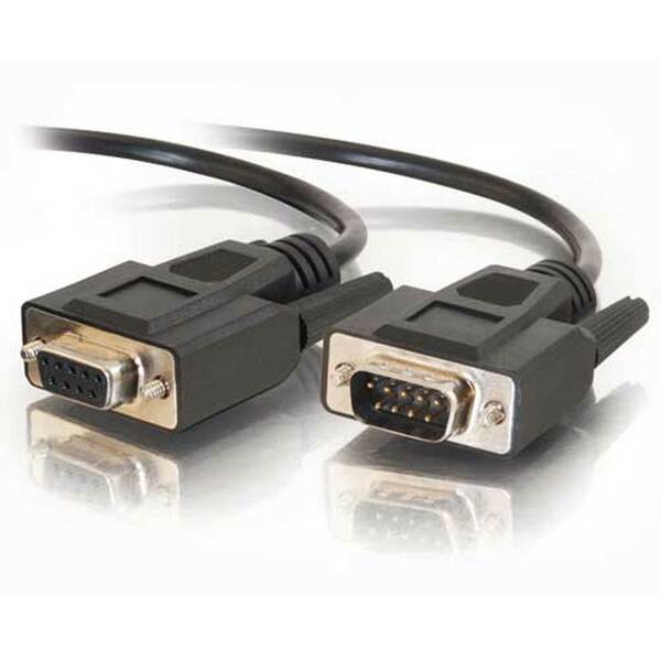 CTG  15m DB9 M/F Extension Cable (Black)