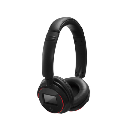 Dynamode  Bluetooth Stereo Headset With LCD Display - Black