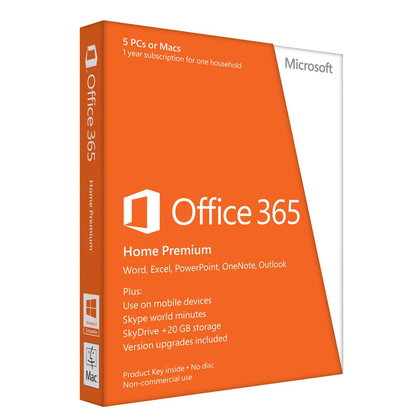 Microsoft Office 365 Personal (Product Key/1 PCs or Macs + Tablet/1 Year)