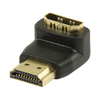 Value Line  HDMI adapter HDMI connector 90° angled - HDMI input black Image