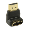 Value Line  HDMI adapter HDMI connector 90° angled - HDMI input black Image