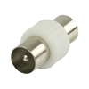 Value Line  Coax coupler coax male - coax male white Image