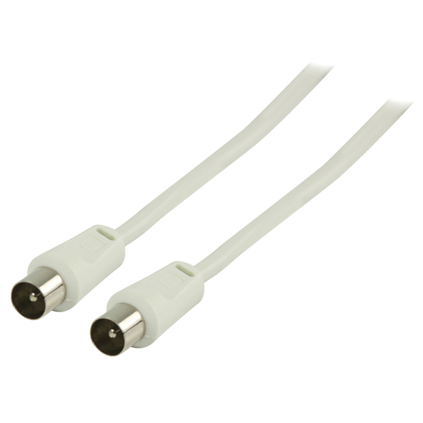 Value Line  Coax antenna cable coax male - coax male 1.50 m white